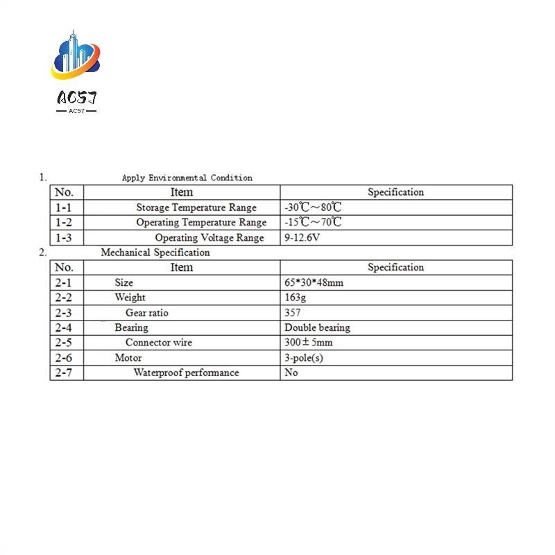 Servo Bracket - AC57-150KG 12V RDS51150 U 장착 브래킷