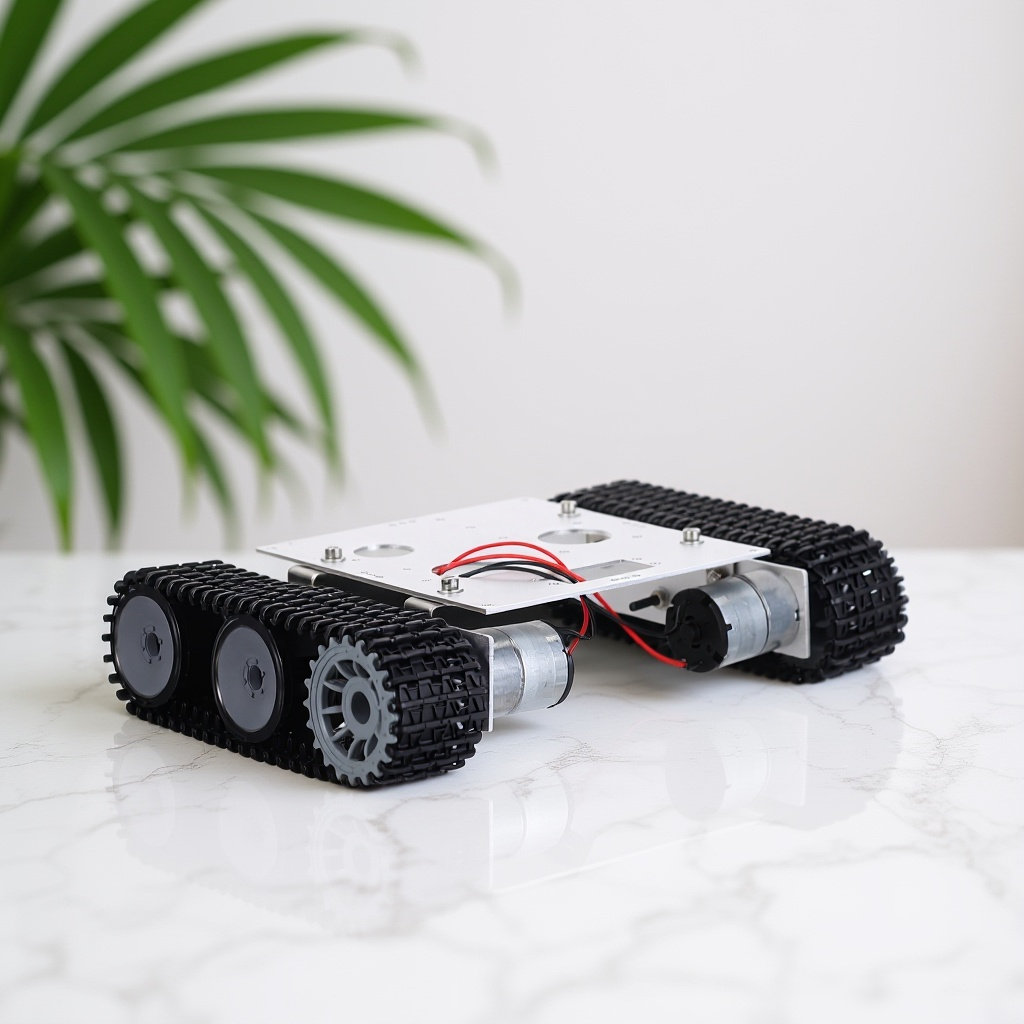 Tracked Robot Chassis - 금속 로봇 탱크 섀시 키트 -