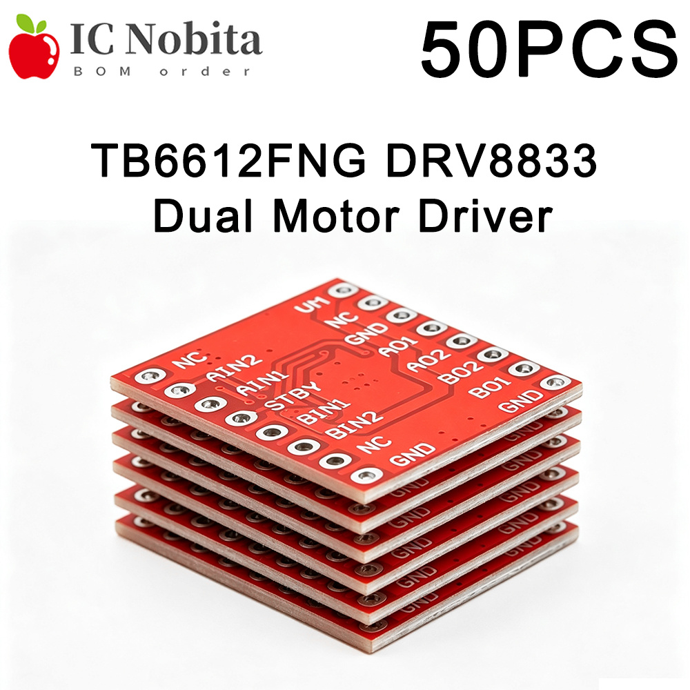 Motor Driver L298N - 50개 TB6612FNG DRV8833 듀얼 모터 드라이버