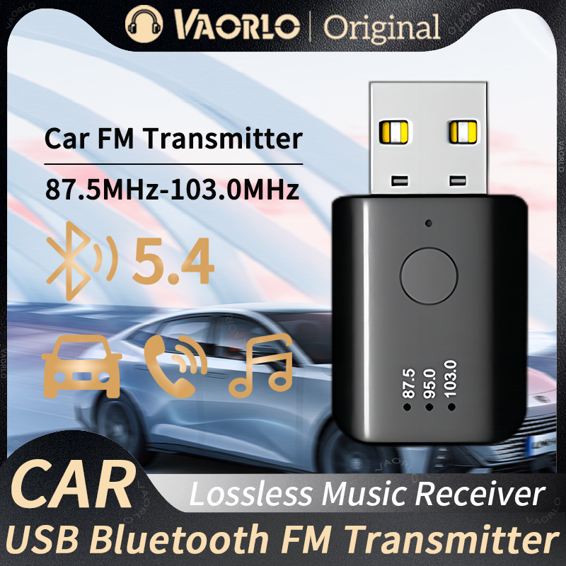 Robot Bluetooth Car - 블루투스 5.4 FM 송신기 마이크 핸즈프리