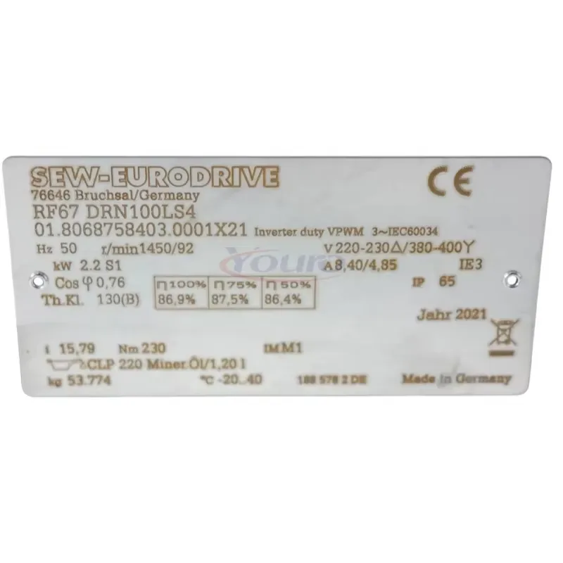 SEW EURODRIVE RF67 DRN100LS4 2 - Geared Motor 리뷰 및 가격