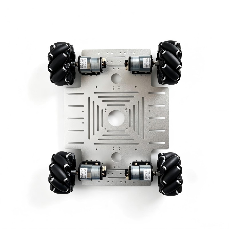 15kg 하중 4륜 구동 메카넘 휠 로봇 자동차 키트  - Ros Robot 리뷰 및 가격