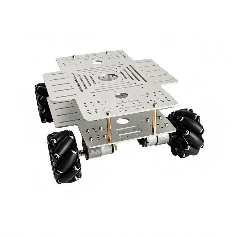 15kg 하중 4륜 구동 메카넘 휠 로봇 자동차 키트  - Ros Robot 리뷰 및 가격
