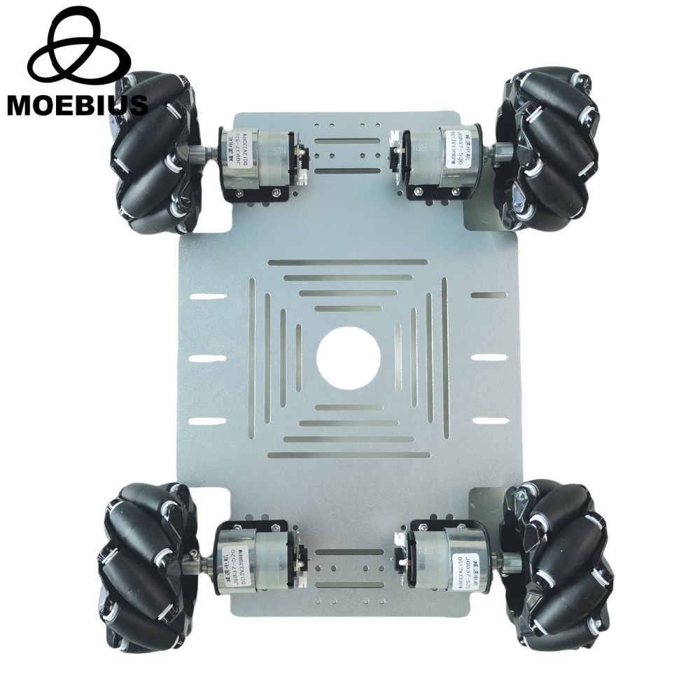 MOEBIUS 26kg 하중, 4륜 구동, 메카넘 휠  - Ros Robot 리뷰 및 가격