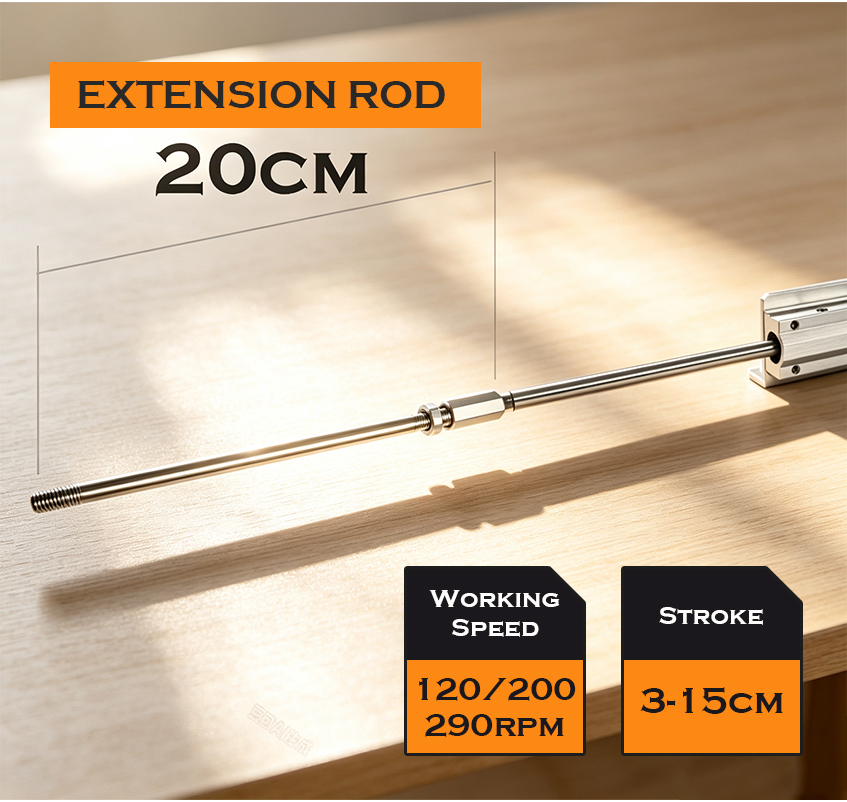 220V DC 기어 감속 모터 왕복식 선형 액추에이터  - Geared Motor 리뷰 및 가격
