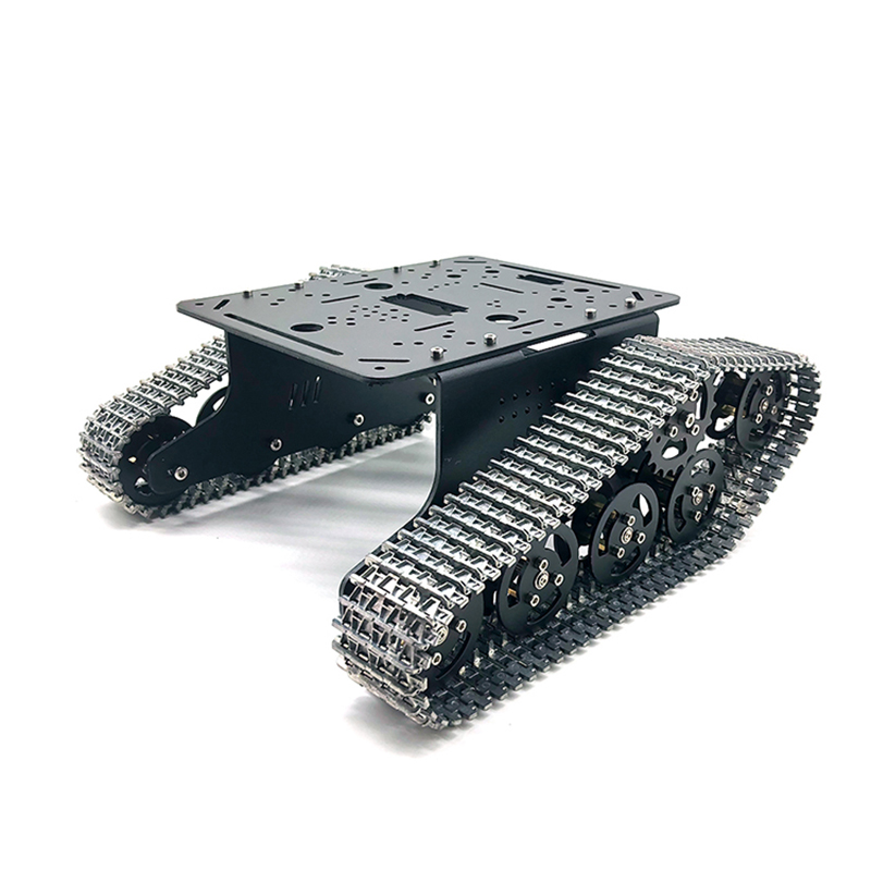 플라스틱 또는 금속 트랙이 장착된 금속 2륜 구동 탱크 - Tracked Robot Chassis 리뷰 및 가격