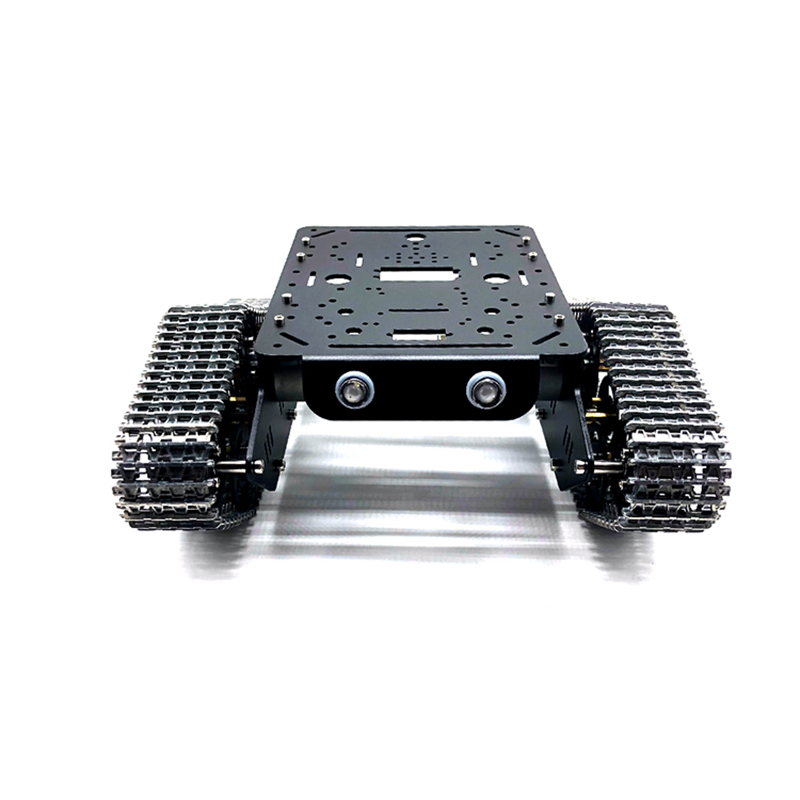 플라스틱 또는 금속 트랙이 장착된 금속 2륜 구동 탱크 - Tracked Robot Chassis 리뷰 및 가격