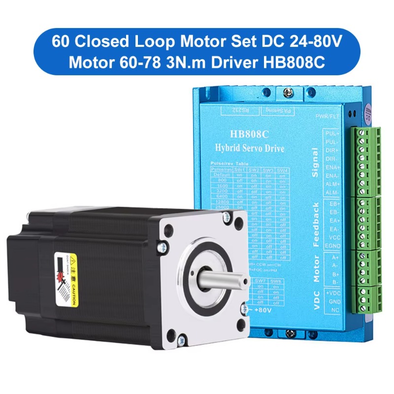 NEMA 24 클로즈드 루프 스테퍼 모터 및 드라이버  - Servo Kit 리뷰 및 가격