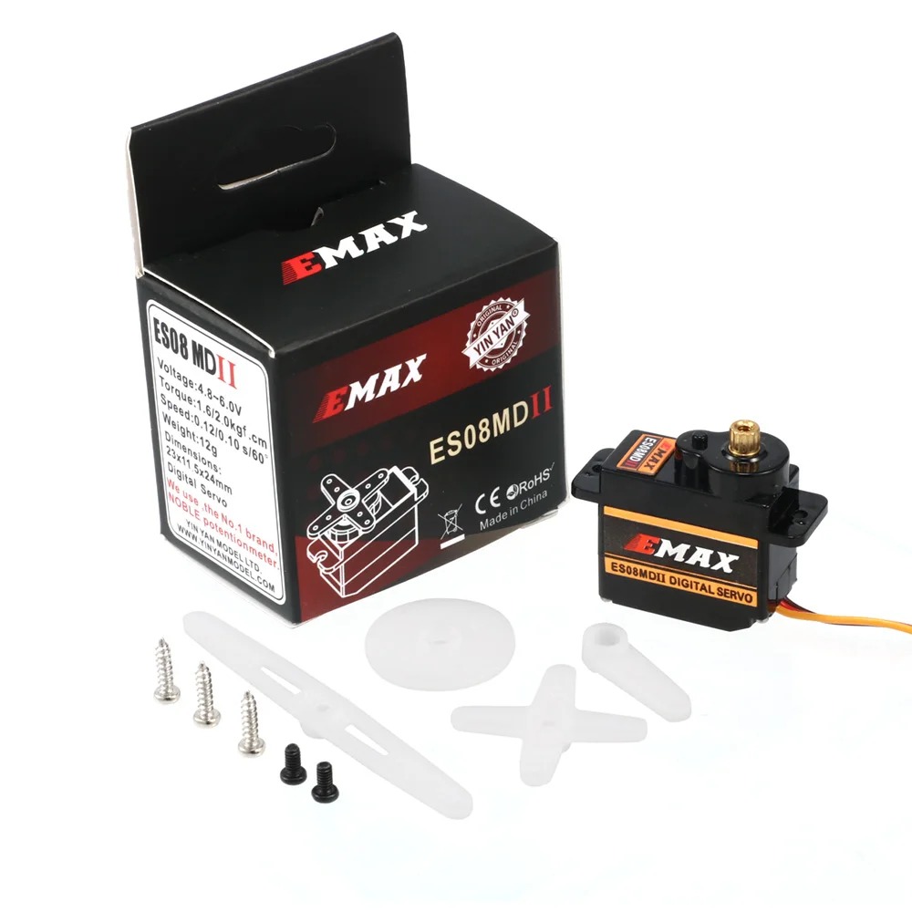 EMAX ES08MDII ES08MD II 메탈 기어  - Sg90 Servo 리뷰 및 가격