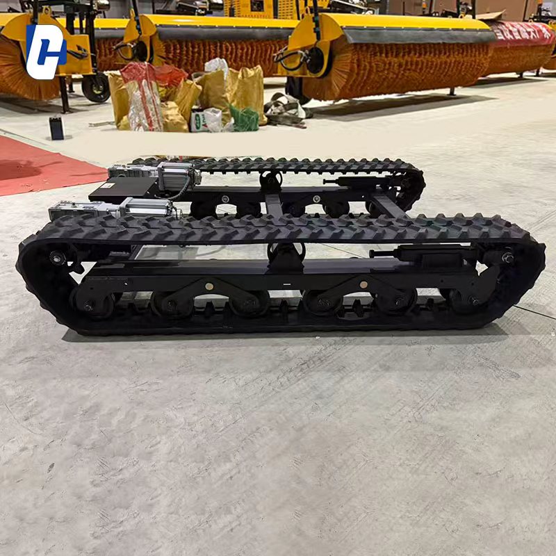 인기가 많은 무선 리모컨으로 조종 가능한 고무 트랙 차 - Tracked Robot Chassis 리뷰 및 가격