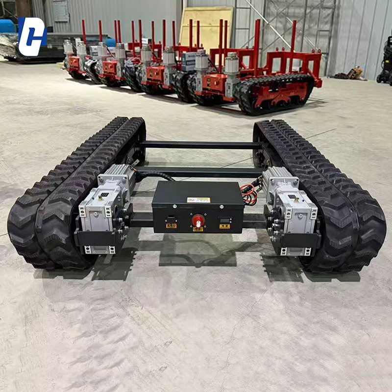 인기가 많은 무선 리모컨으로 조종 가능한 고무 트랙 차 - Tracked Robot Chassis 리뷰 및 가격