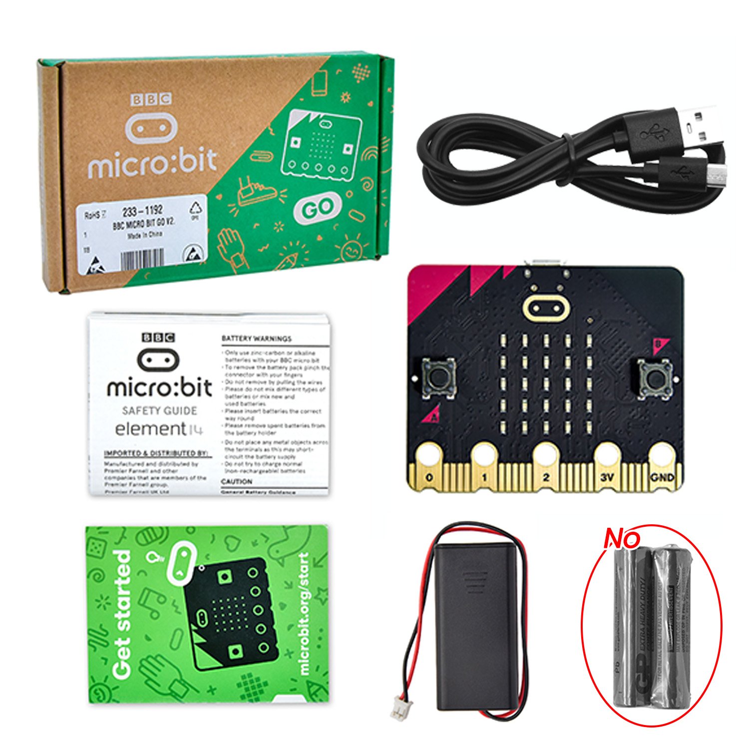 기존 BBC 마이크로 비트 V2 개발 보드 마이크로:B - Microbit Robot 리뷰 및 가격