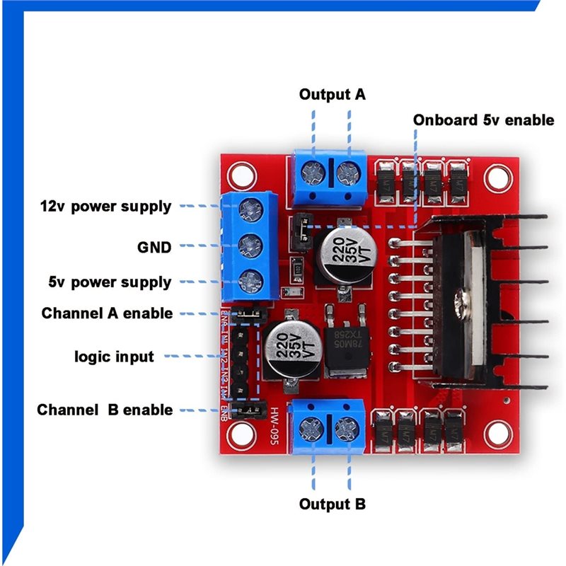 AEE7-4 Pcs L298N 모터 드라이버 컨트롤러  - L298N Module 리뷰 및 가격