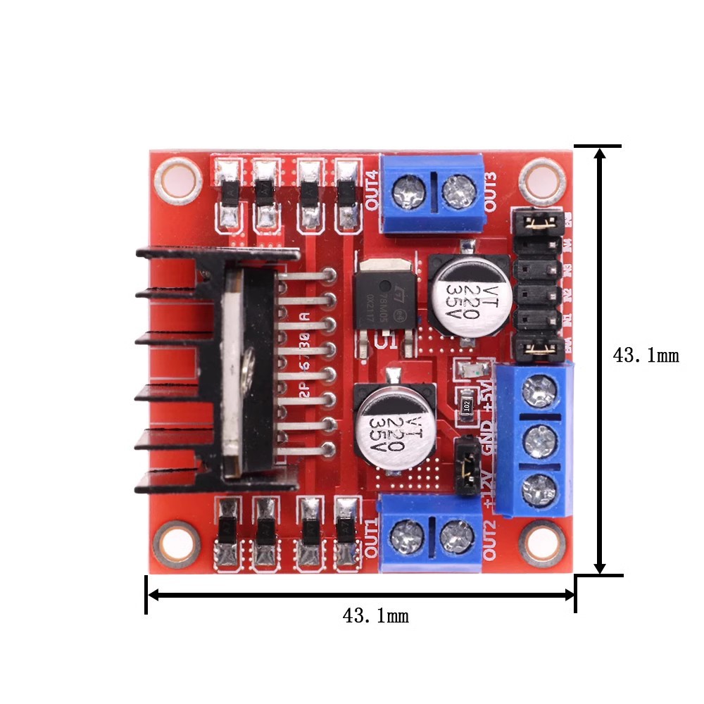 1~100Pcs L298N 듀얼 채널 DC 스테퍼 모터 - Motor Driver L298N 리뷰 및 가격