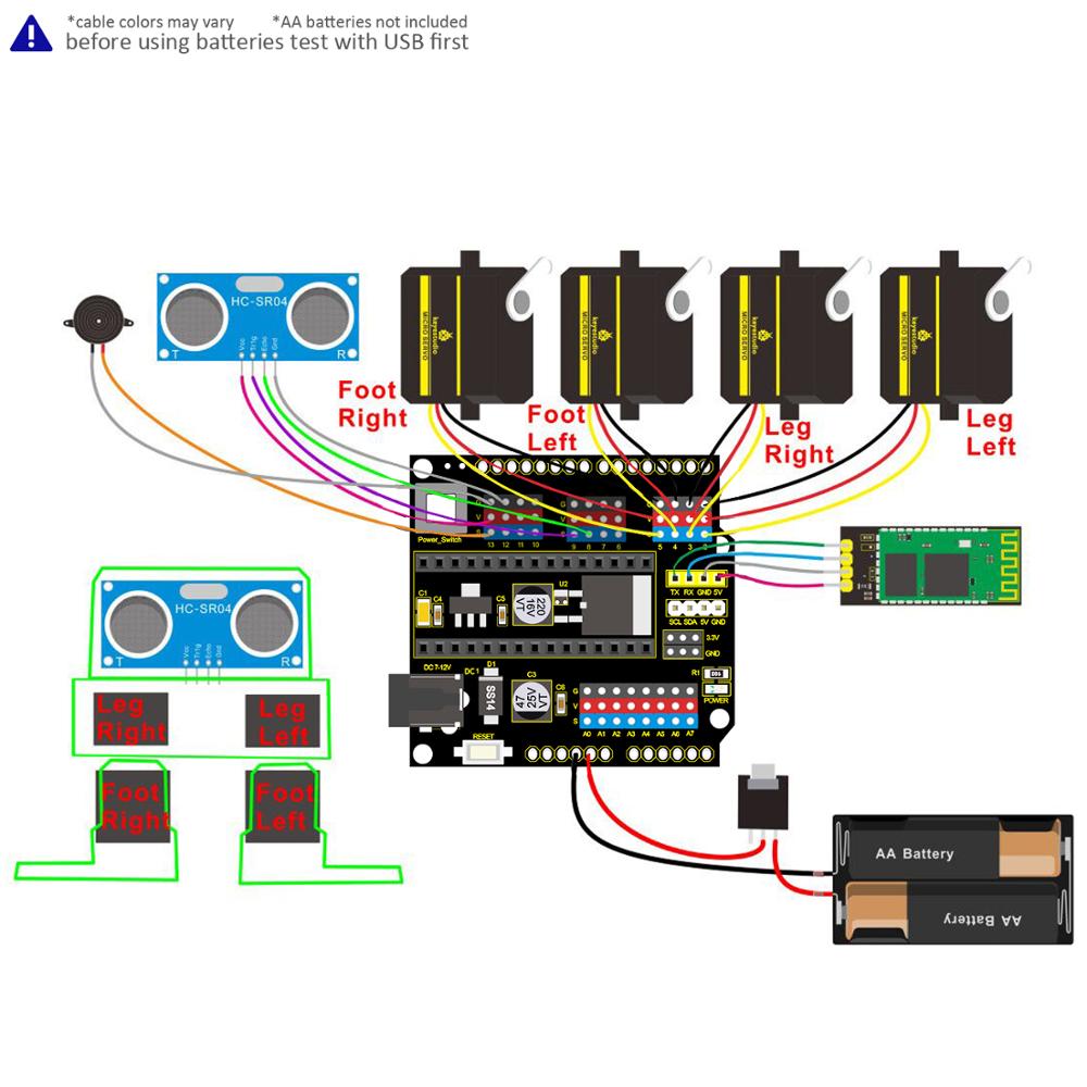 Arduino Nano OTTO 로봇 메이커용 Keye - Microbit Robot 리뷰 및 가격