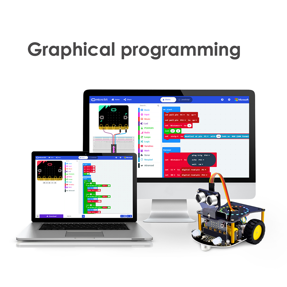 BBC Micro:bit V2 +Makecode&Mic - Microbit Robot 리뷰 및 가격