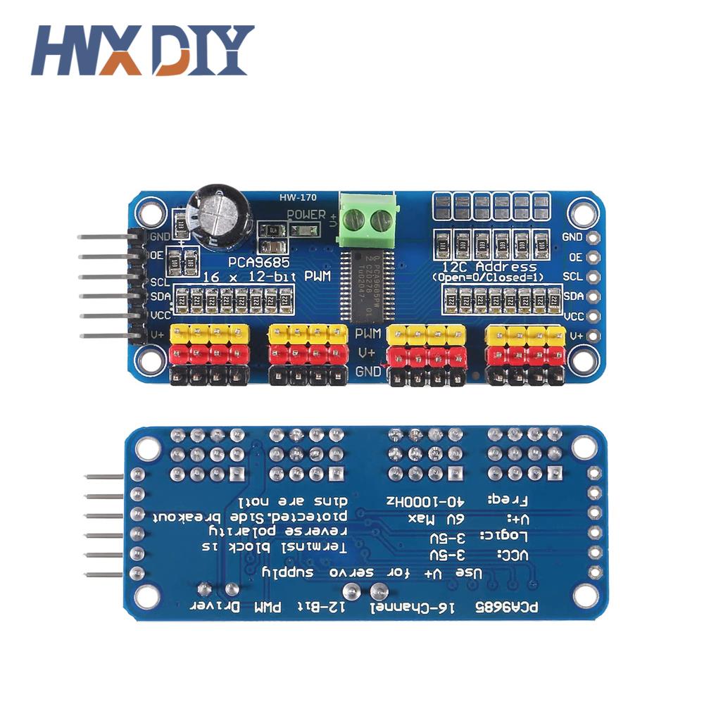 PWM 서보 모터 드라이버, I2C 모듈 로봇, PCA - Uln2003 Driver 리뷰 및 가격