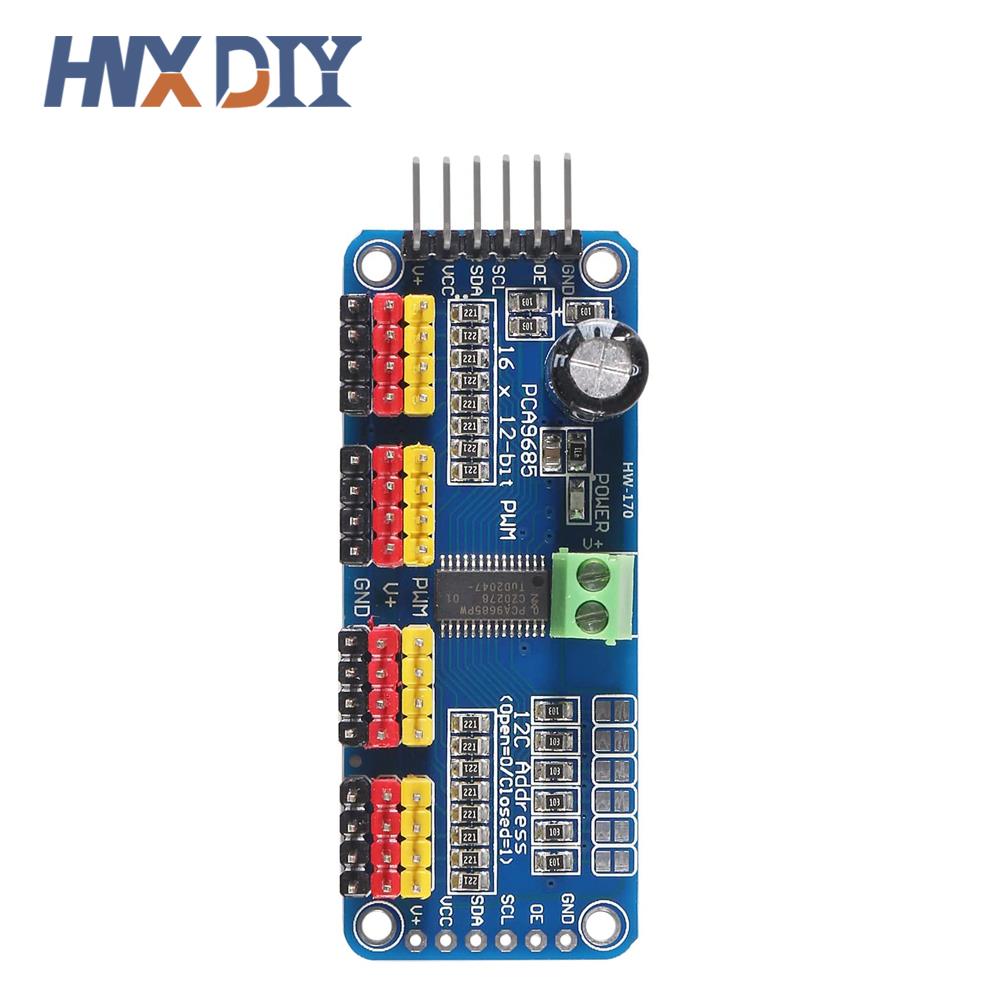 PWM 서보 모터 드라이버, I2C 모듈 로봇, PCA - Uln2003 Driver 리뷰 및 가격