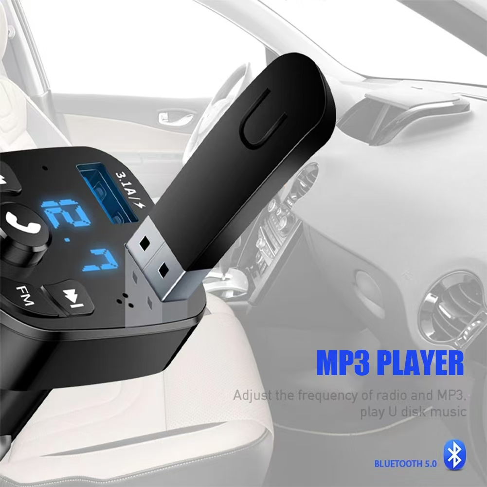 자동차 핸즈프리 블루투스 호환 5.0 FM 송신기 고속 - Robot Bluetooth Car 리뷰 및 가격