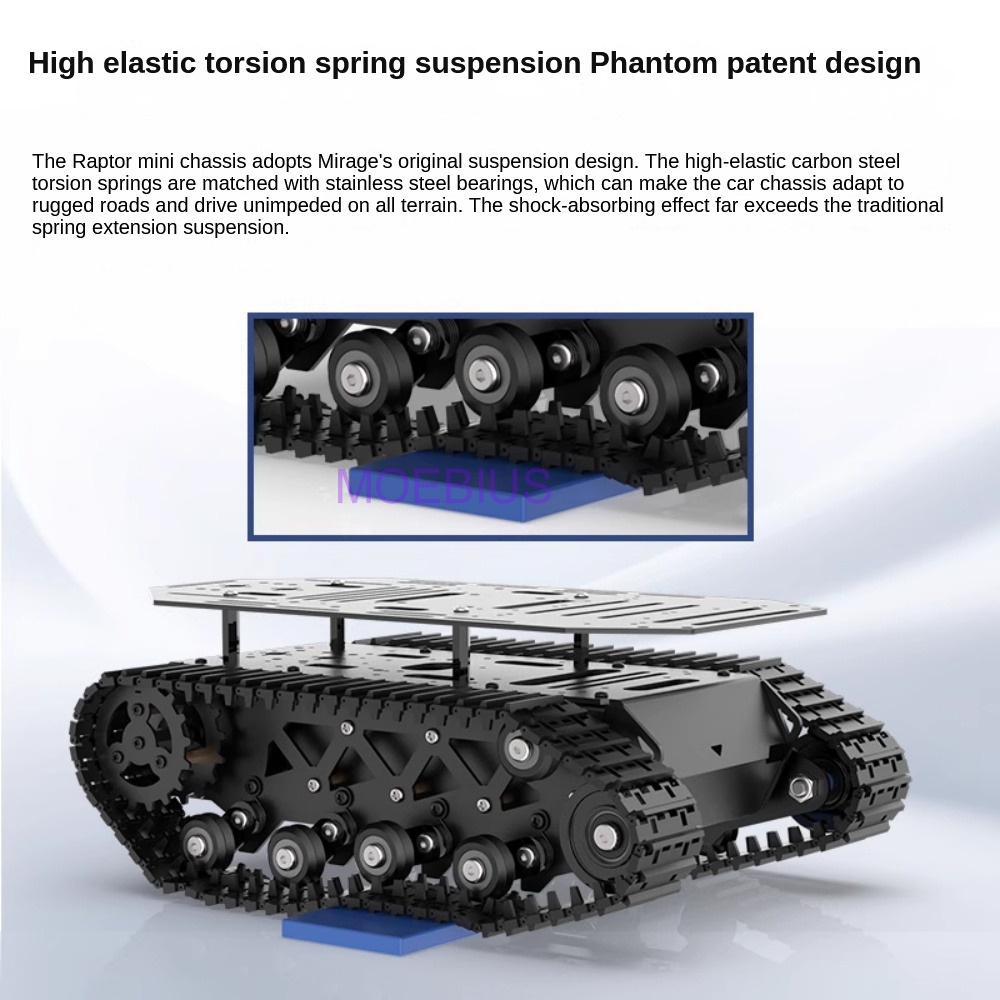 아두이노용 금속 충격 흡수 탱크 섀시, 서스펜션 로봇  - Tracked Robot Chassis 리뷰 및 가격