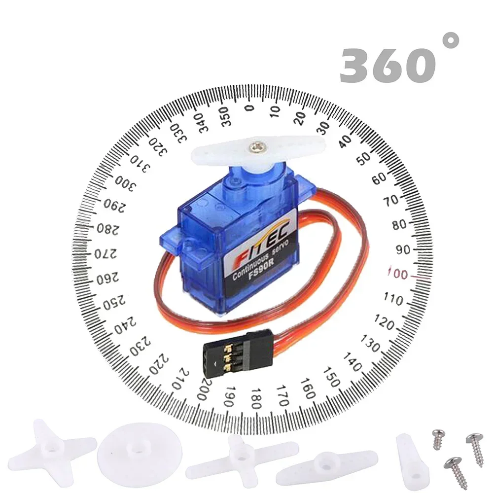 4세트 풋텍 FS90R 서보, 360도 연속 회전 마이 - Micro Servo 리뷰 및 가격