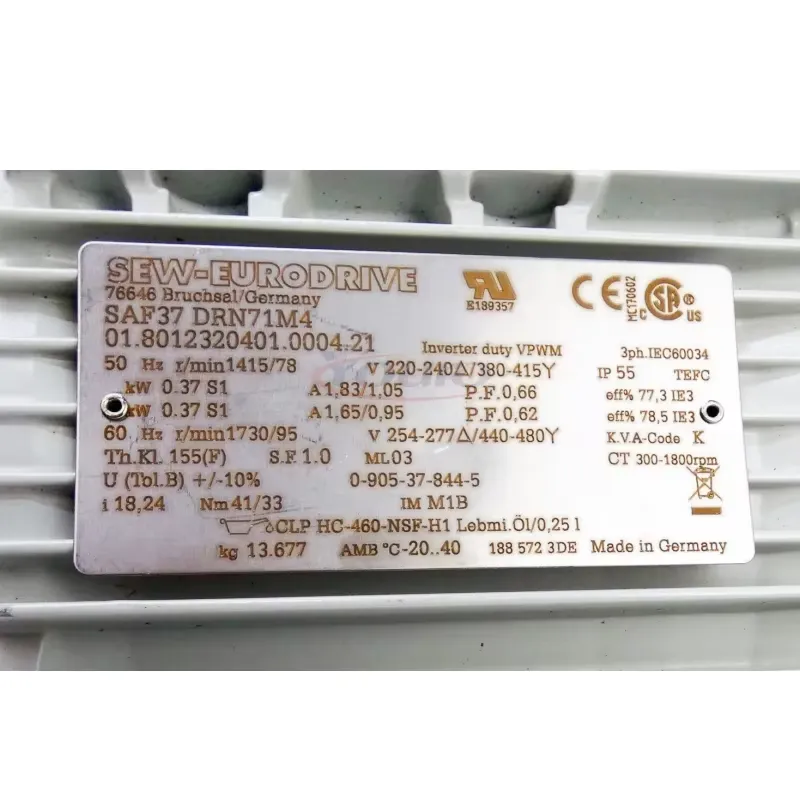 SEW EURODRIVE SAF37 DRN71M4 0. - Geared Motor 리뷰 및 가격