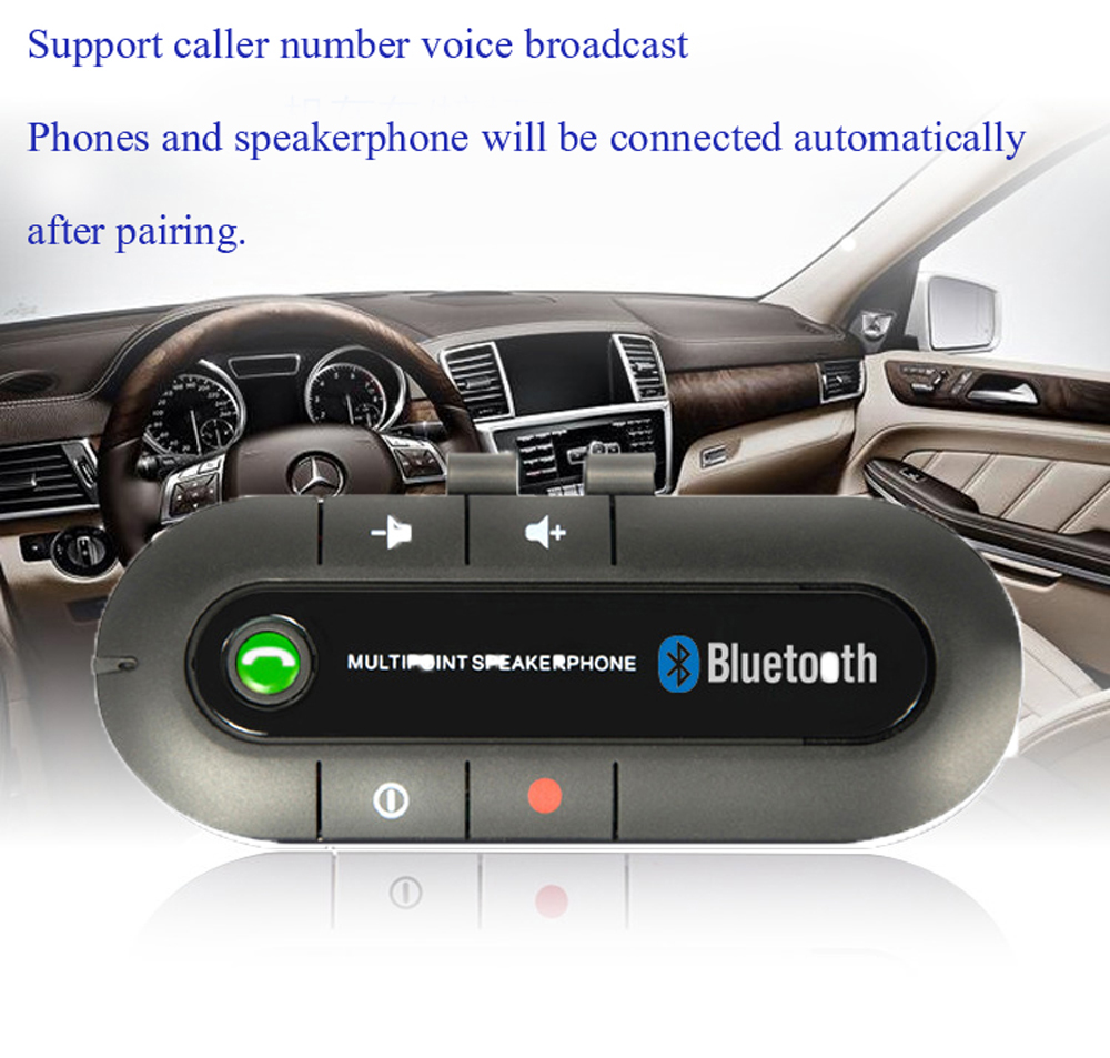 무선 핸즈프리 차량용 블루투스 키트, 4.1 선 바이저 - Robot Bluetooth Car 리뷰 및 가격